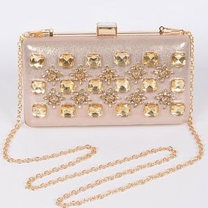 Bling handbag Gold Nuggets Clutch Bag